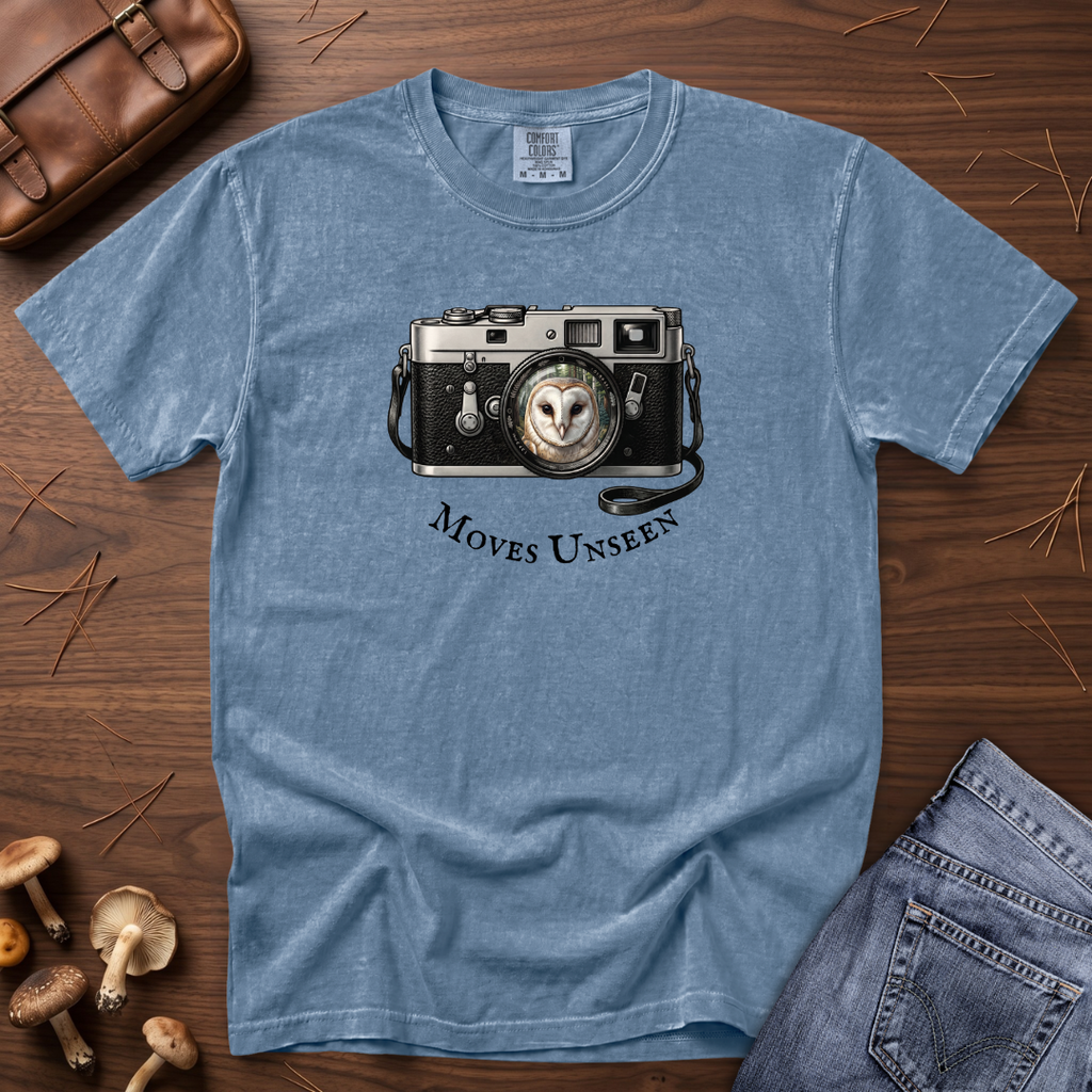 Barn Owl - Moves Unseen Camera T-Shirt