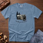 Owl, The Wild is Watching Camera T-Shirt
