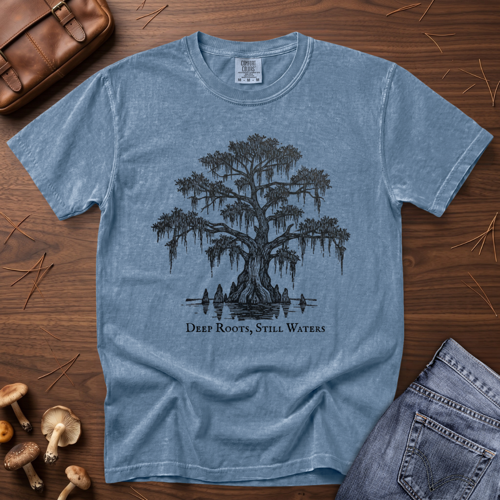 Deep Roots Still Water Tree T-Shirt