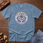 Lost on Purpose Blue Badge T-Shirt