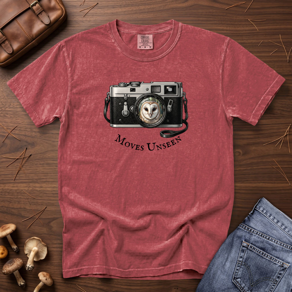 Barn Owl - Moves Unseen Camera T-Shirt