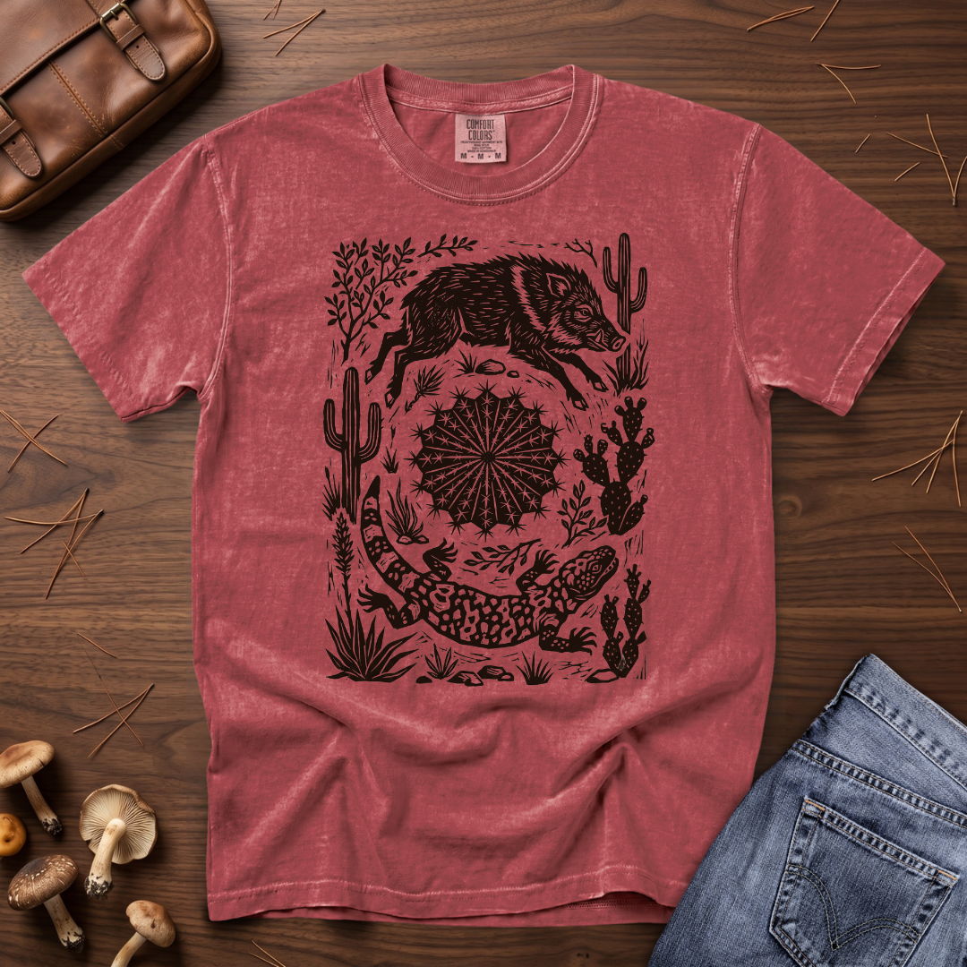 Javelina and Gila Monster T-Shirt