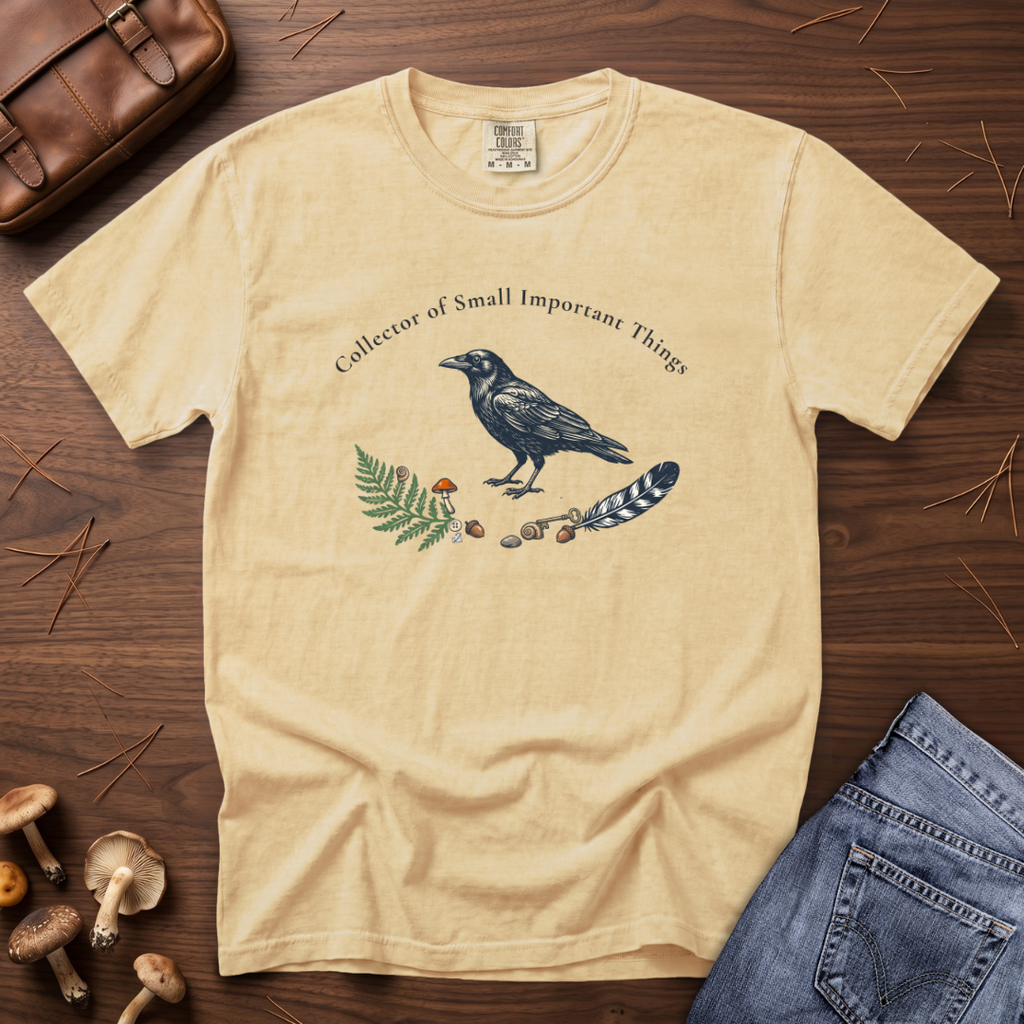 Collector of Small Important Things Crow T-Shirt
