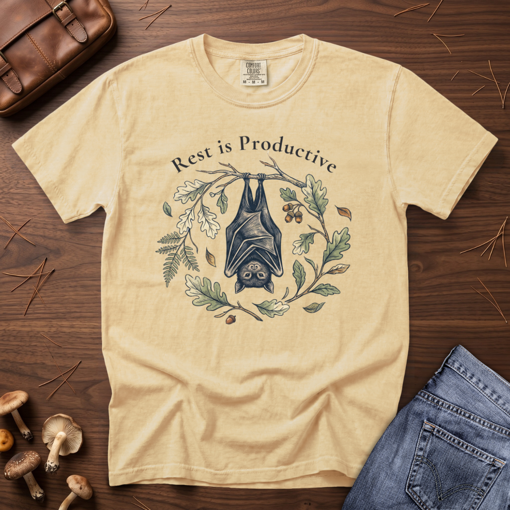 Rest is Productive Bat T-Shirt
