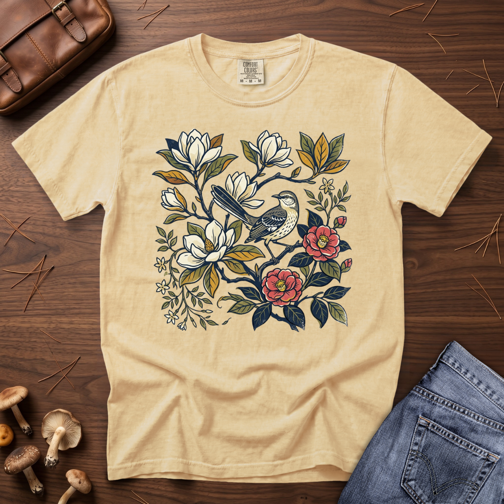 Mockingbird Floral T-Shirt