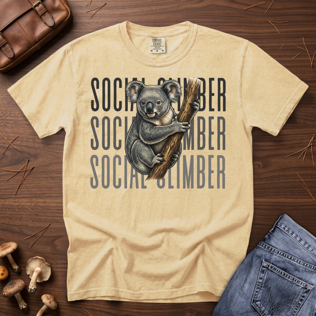Social Climber - Koala Bear T-Shirt