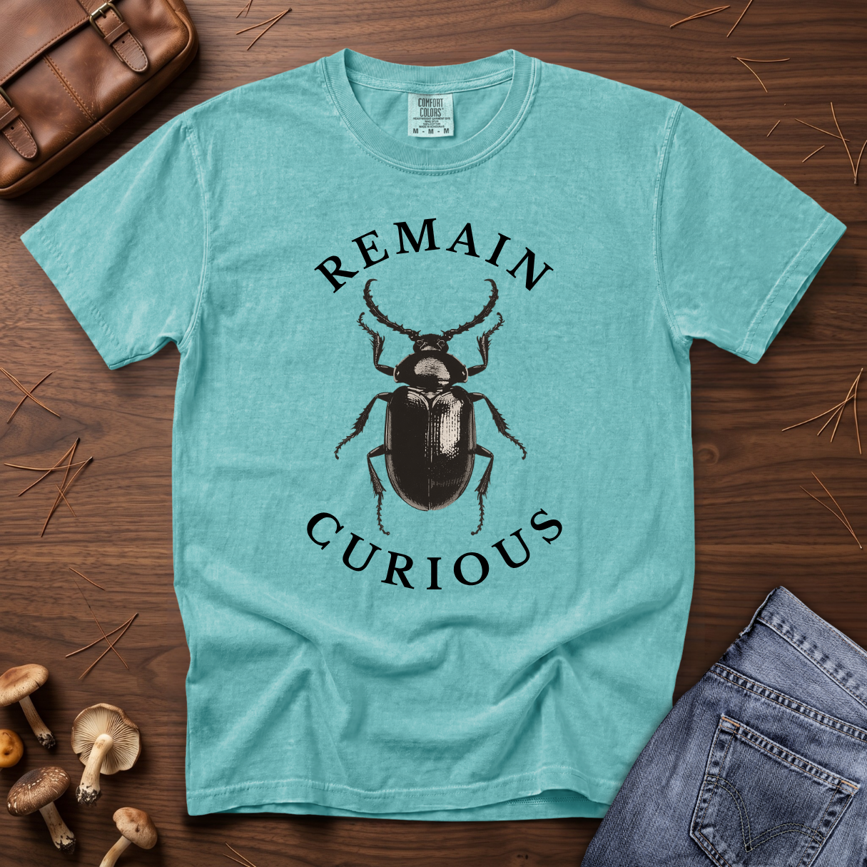 Remain Curious Beetle T-Shirt