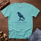 Constant Change in Quiet Stillness Crow T-Shirt