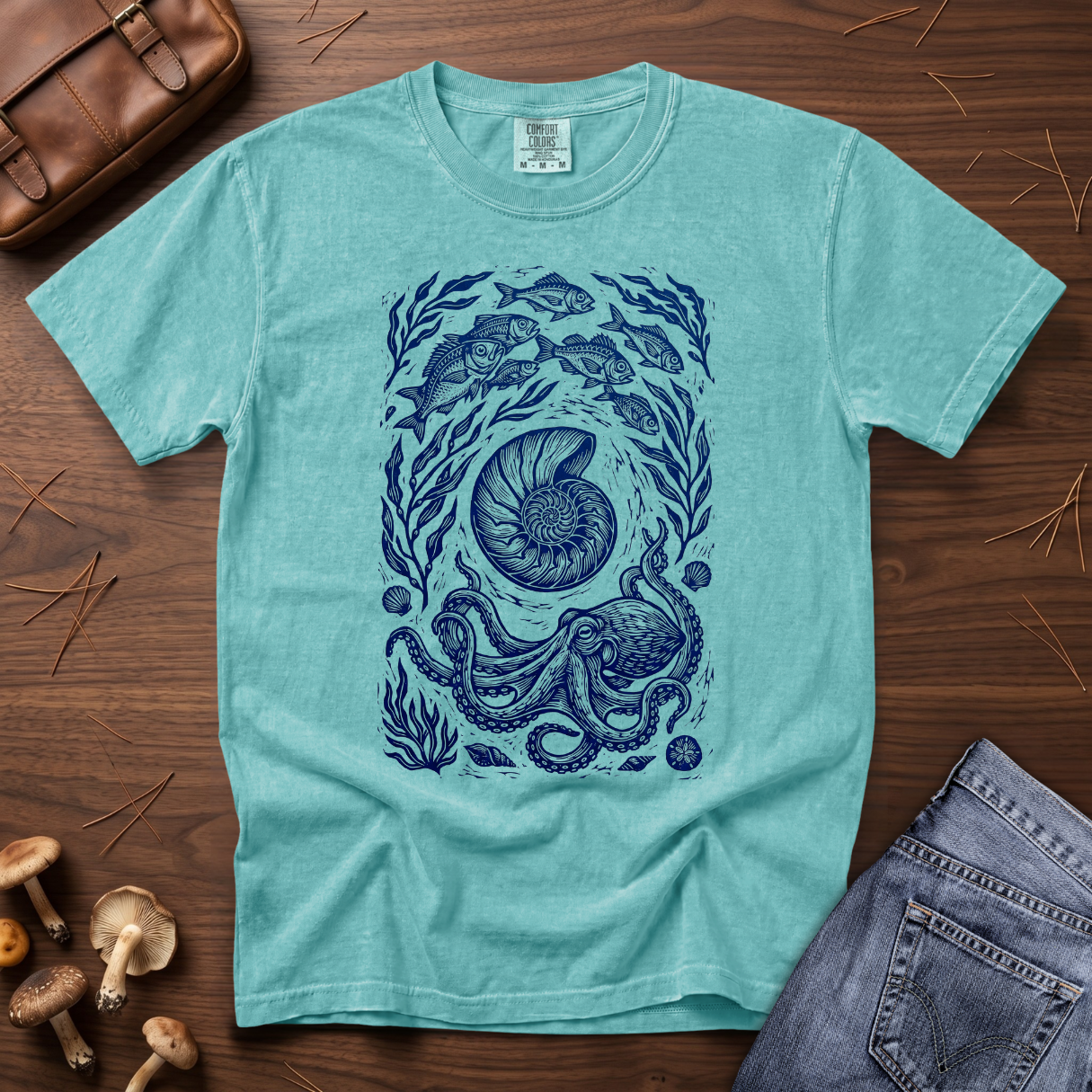 Fish and Octopus Sea T-Shirt