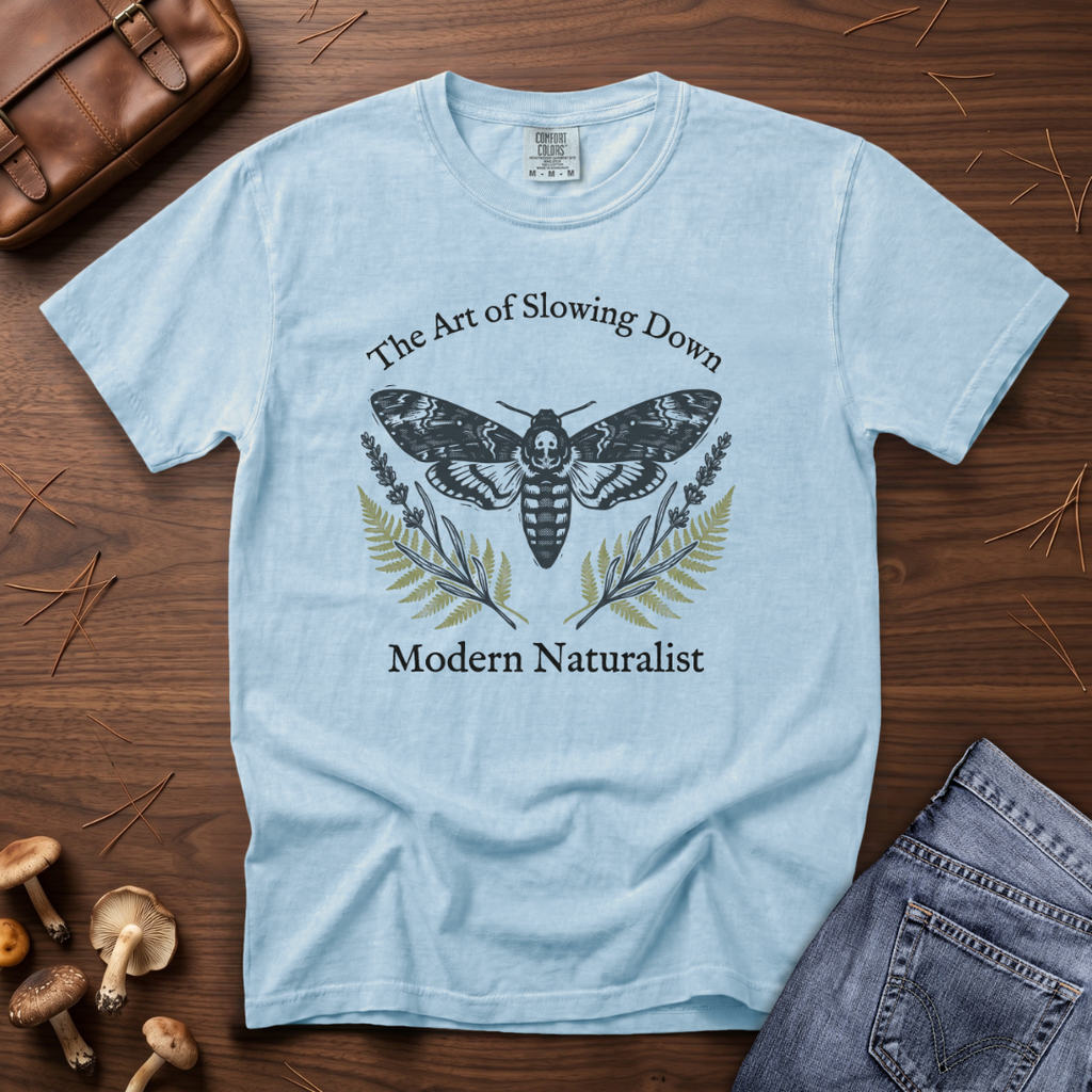 The Art of Slowing Down Moth T-Shirt