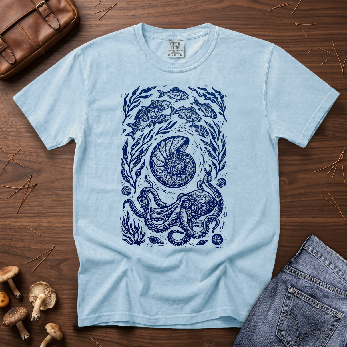 Fish and Octopus Sea T-Shirt