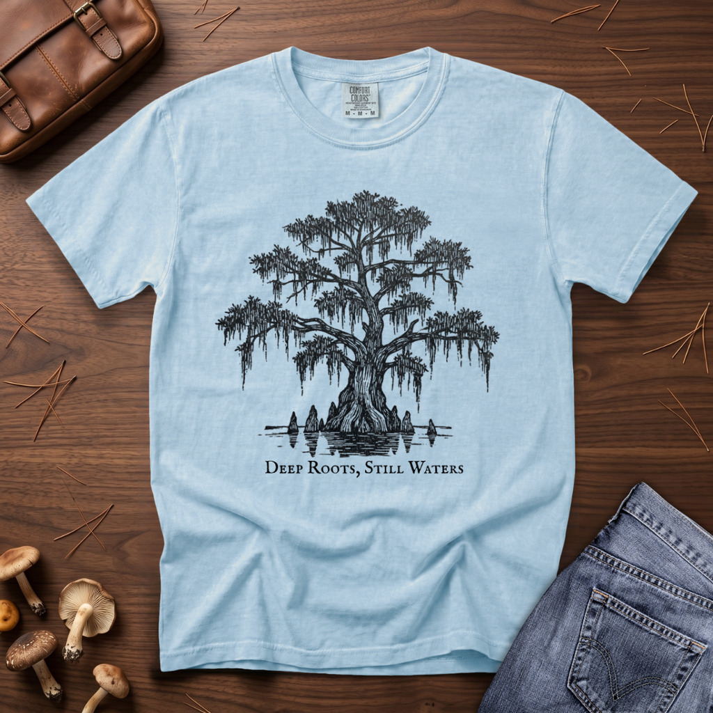 Deep Roots Still Water Tree T-Shirt