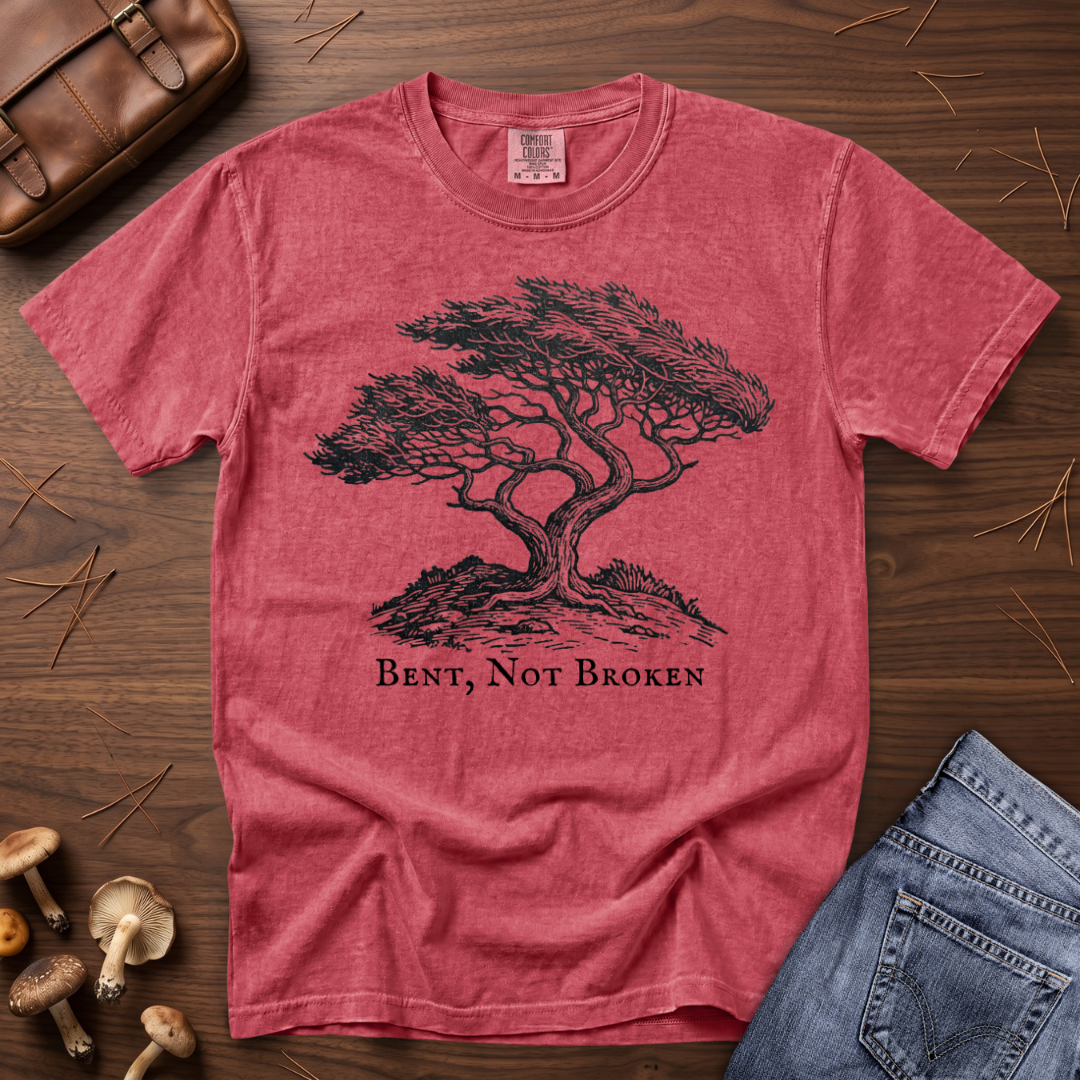 Bent Not Broken Tree T-Shirt