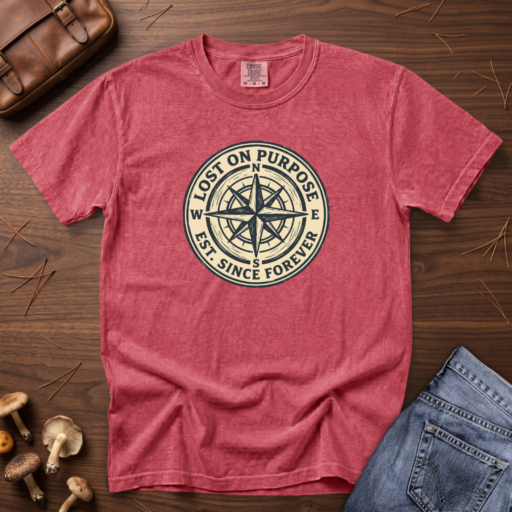 Lost on Purpose Gold Badge T-Shirt
