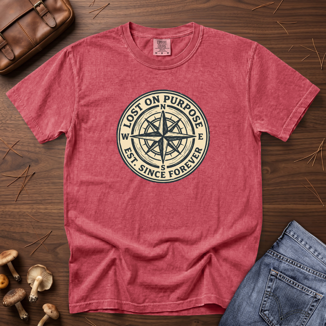 Lost on Purpose Gold Badge T-Shirt