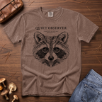Quiet Observer Racoon T-Shirt