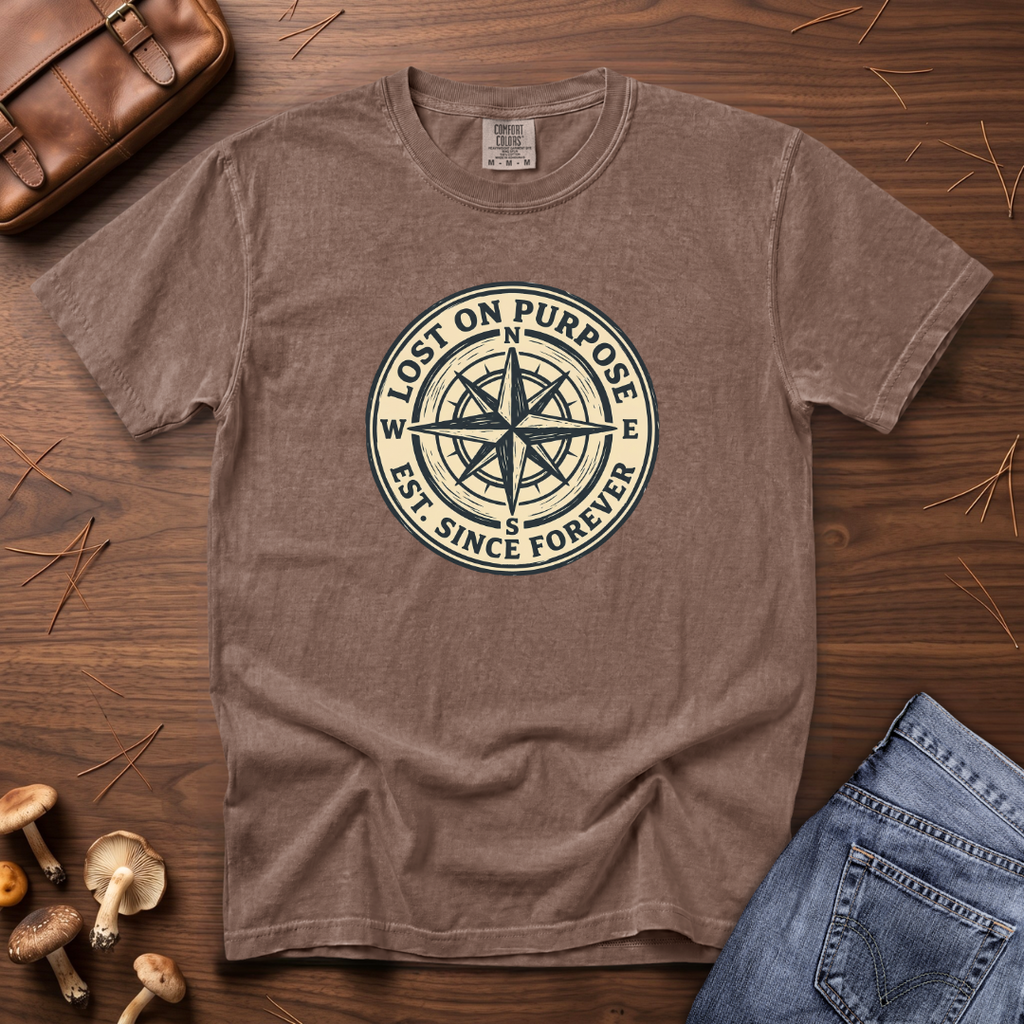 Lost on Purpose Gold Badge T-Shirt