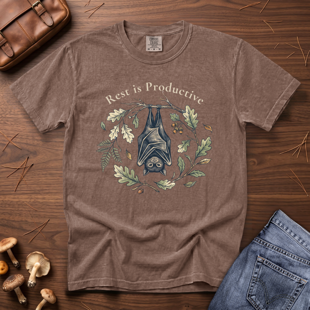 Rest is Productive Bat T-Shirt