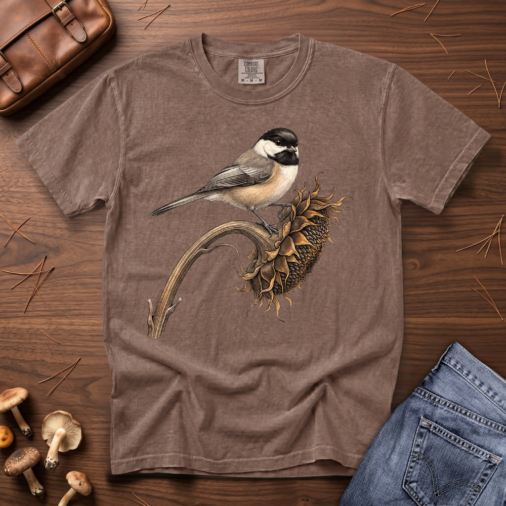 Chickadee Sunflower T-Shirt