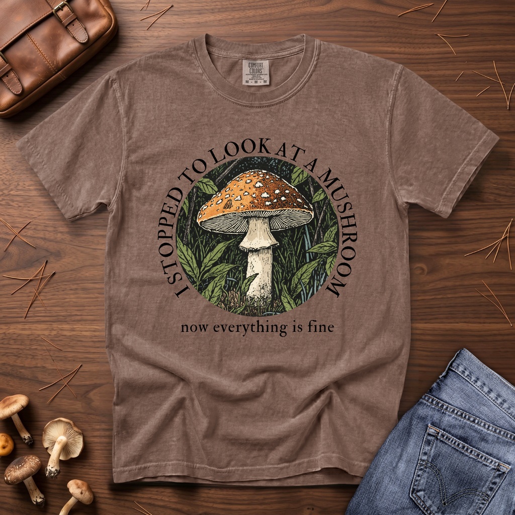Stopped to Look at a Mushroom