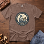 Quiet Observer's Field Guide Mushroom Fern Badge T-Shirt