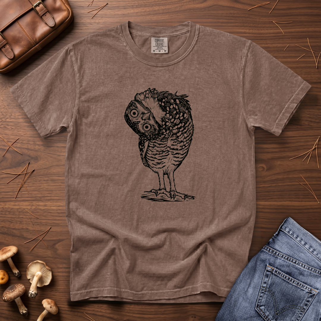 Curious Burrowing Owl T-Shirt