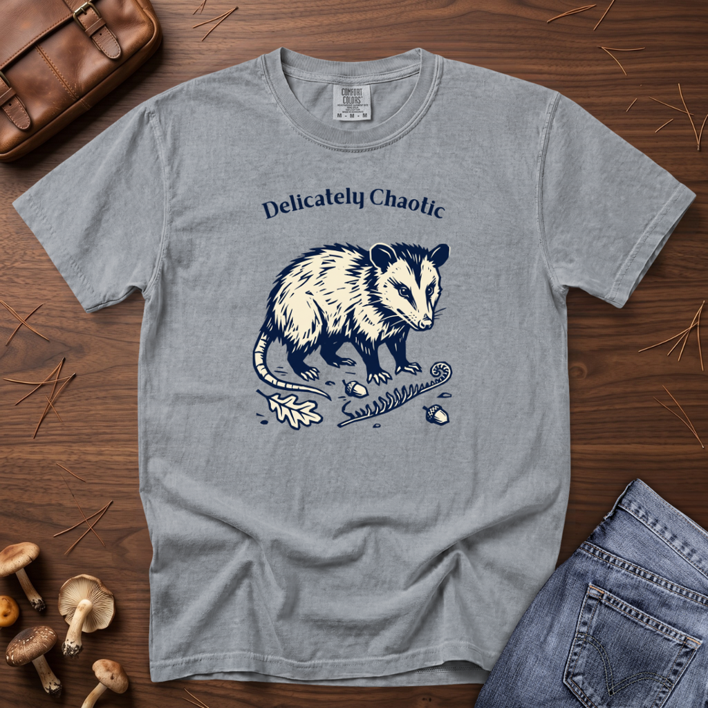 Delicately Chaotic Opossum T-Shirt