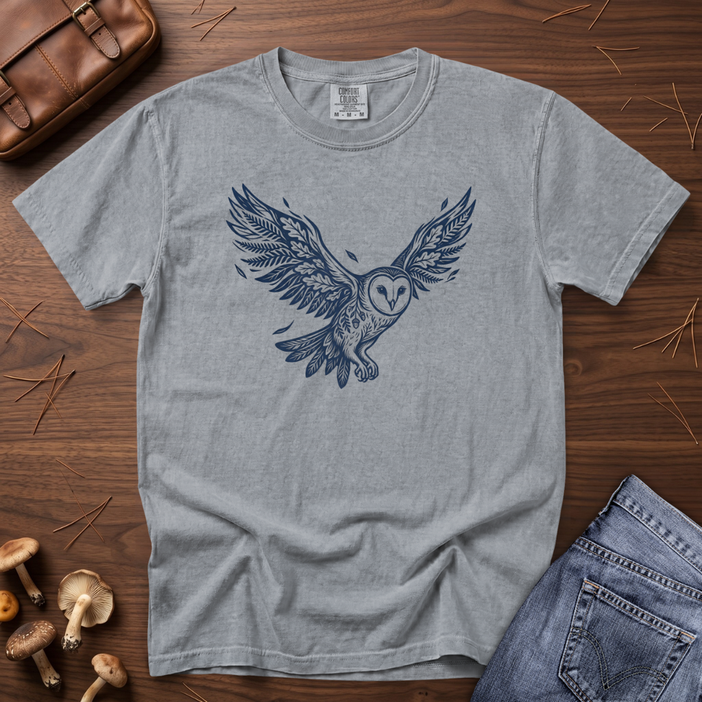 Flying Barn Owl T-Shirt