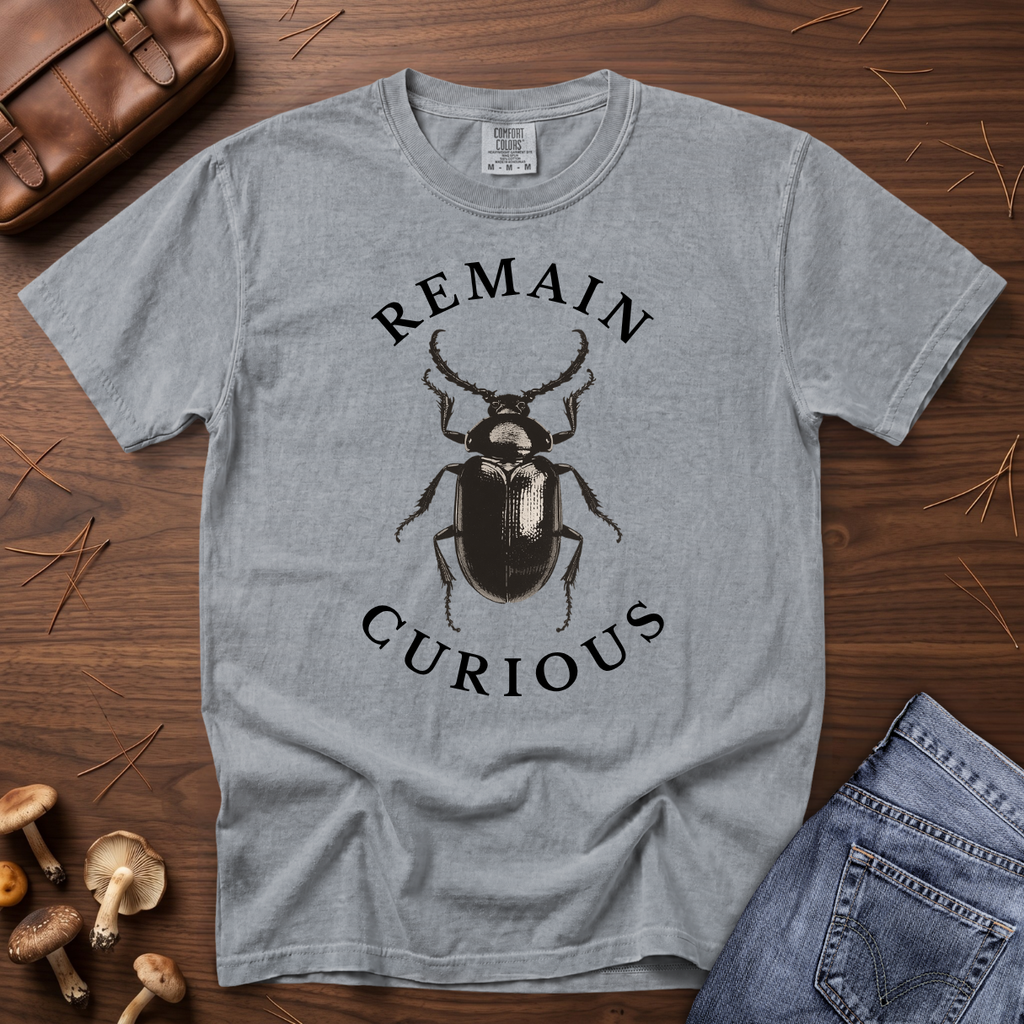 Remain Curious Beetle T-Shirt