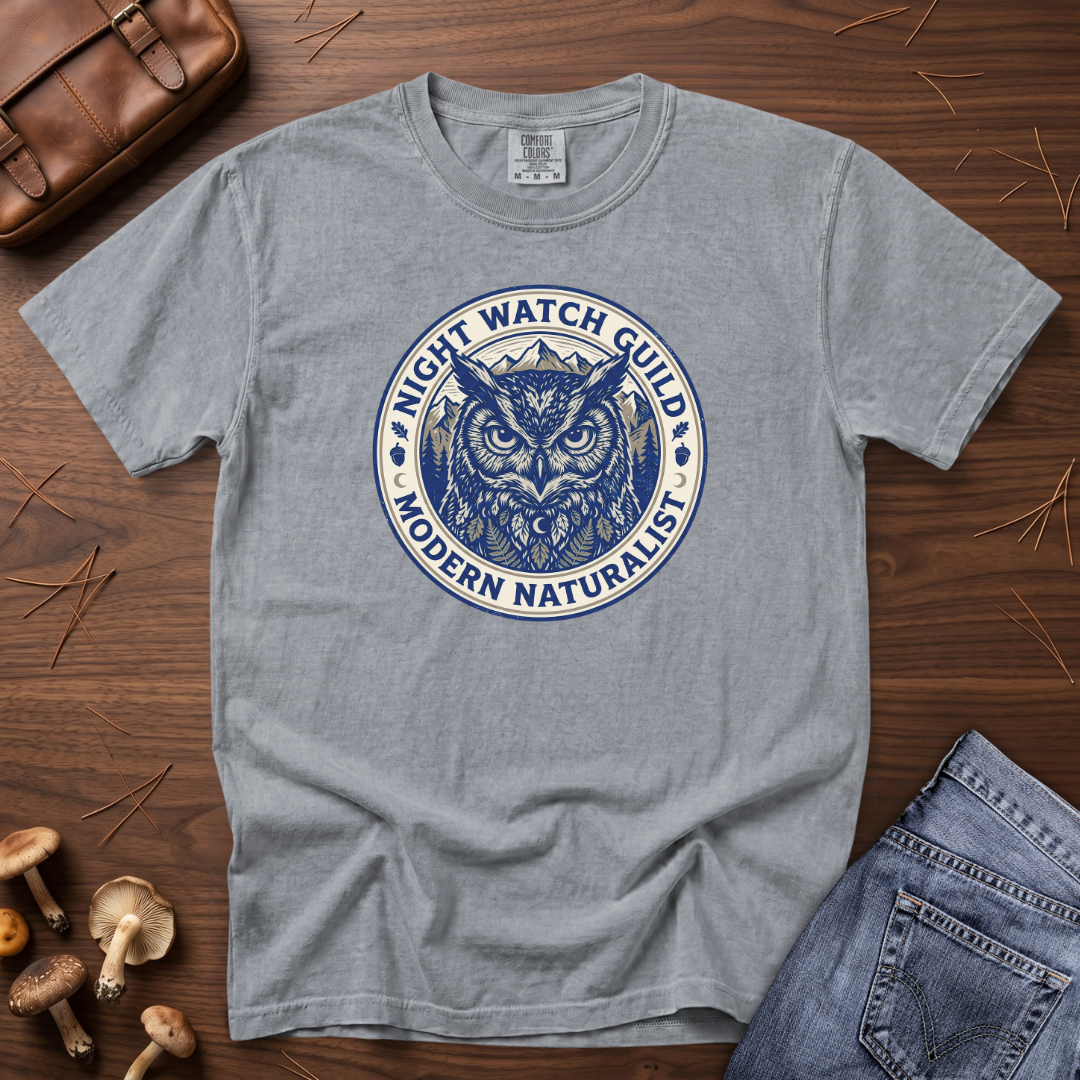 Night Watch Guild Owl Badge T-Shirt