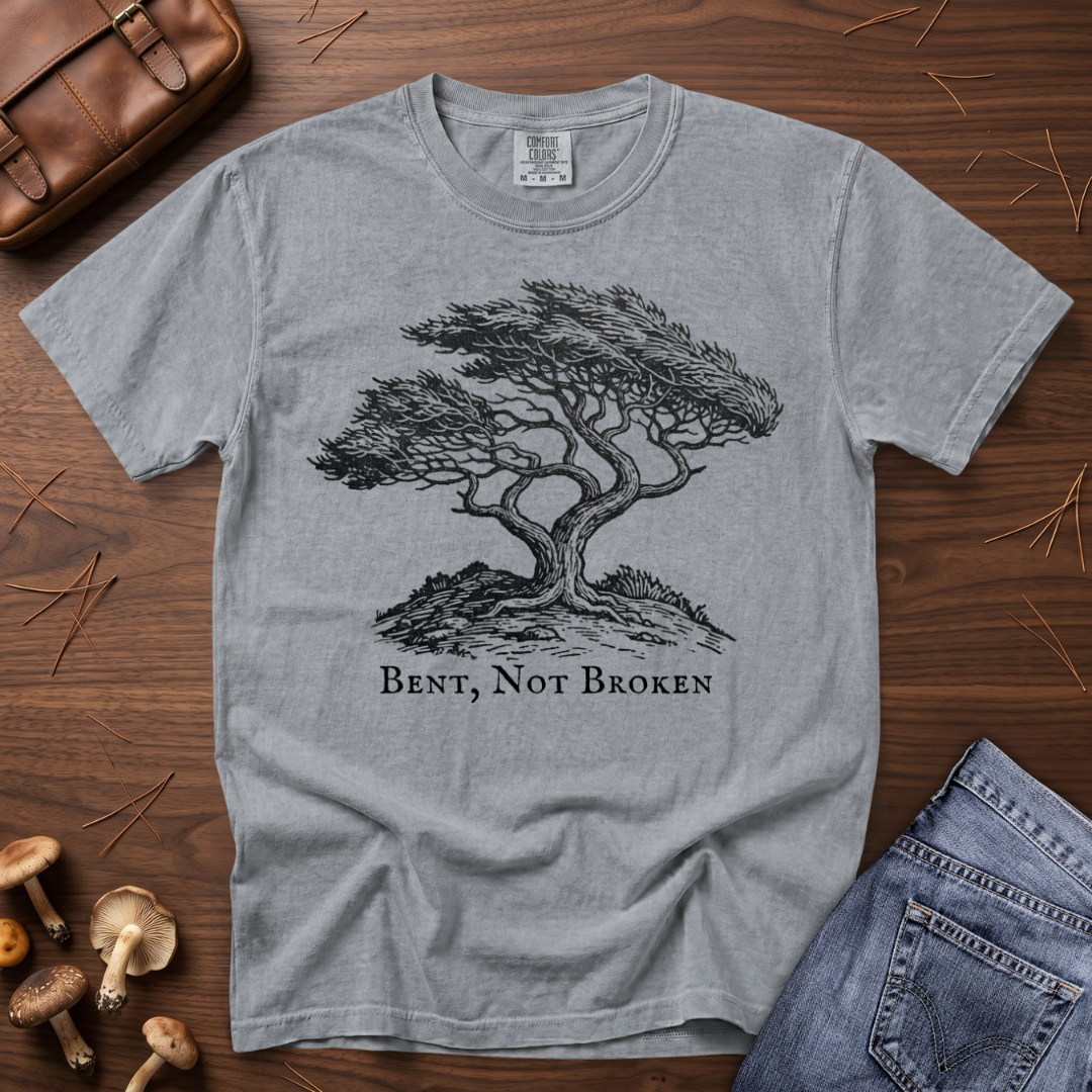 Bent Not Broken Tree T-Shirt