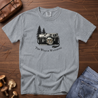 Owl, The Wild is Watching Camera T-Shirt
