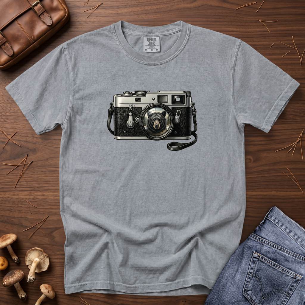 Black Bear Camera T-Shirt
