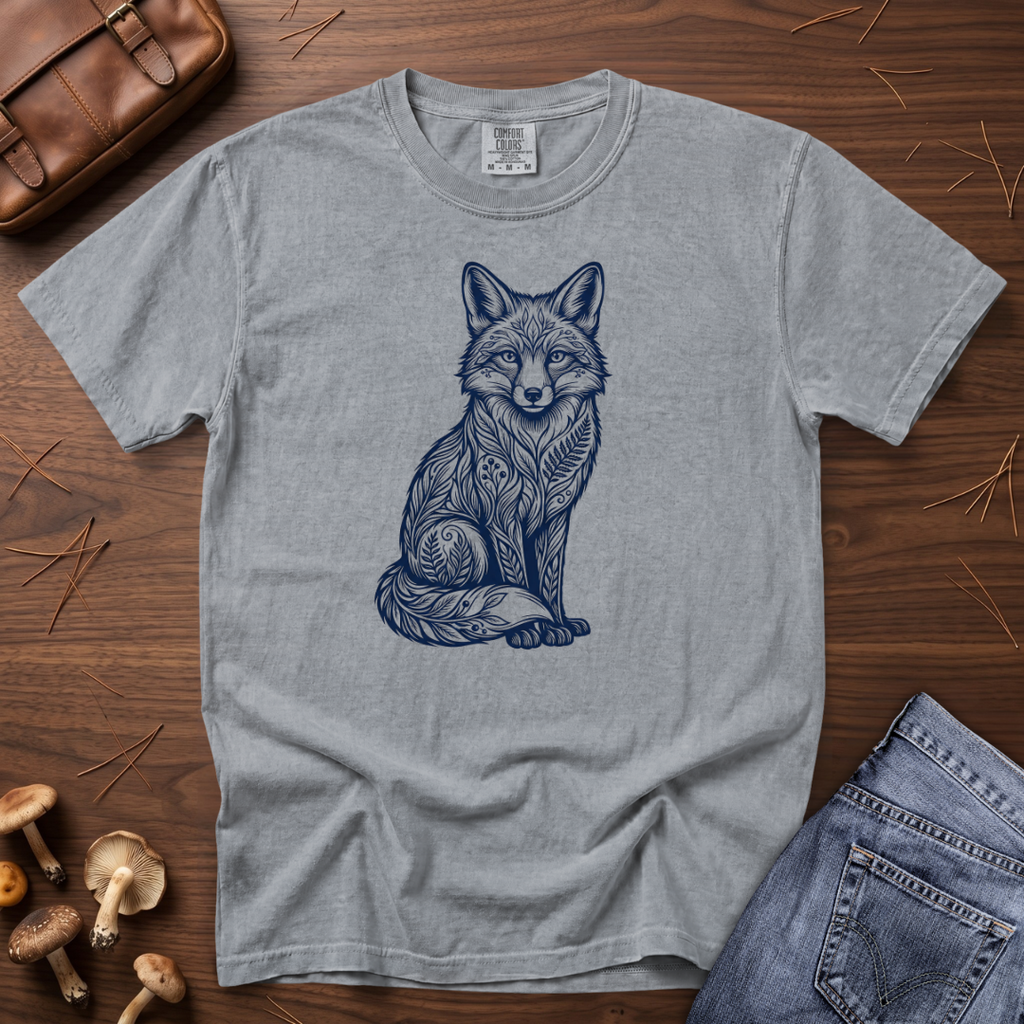 Woodland Sitting Fox T-Shirt