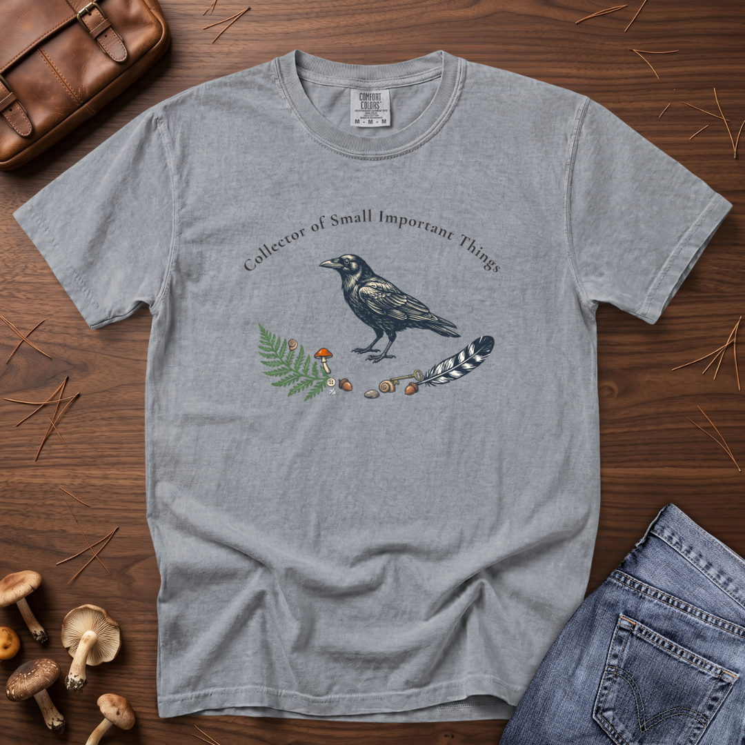 Collector of Small Important Things Crow T-Shirt