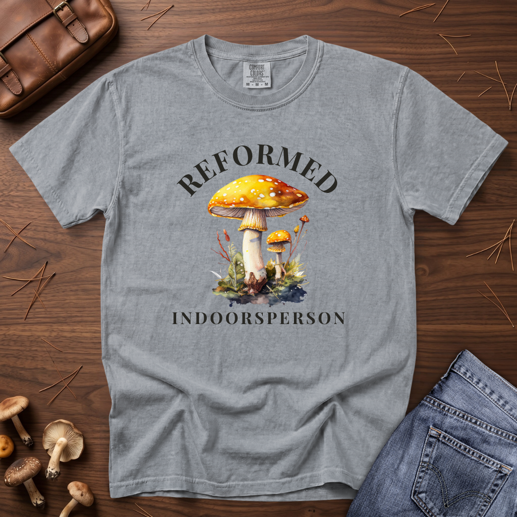 Reformed Indoorsperson Mushroom T-Shirt