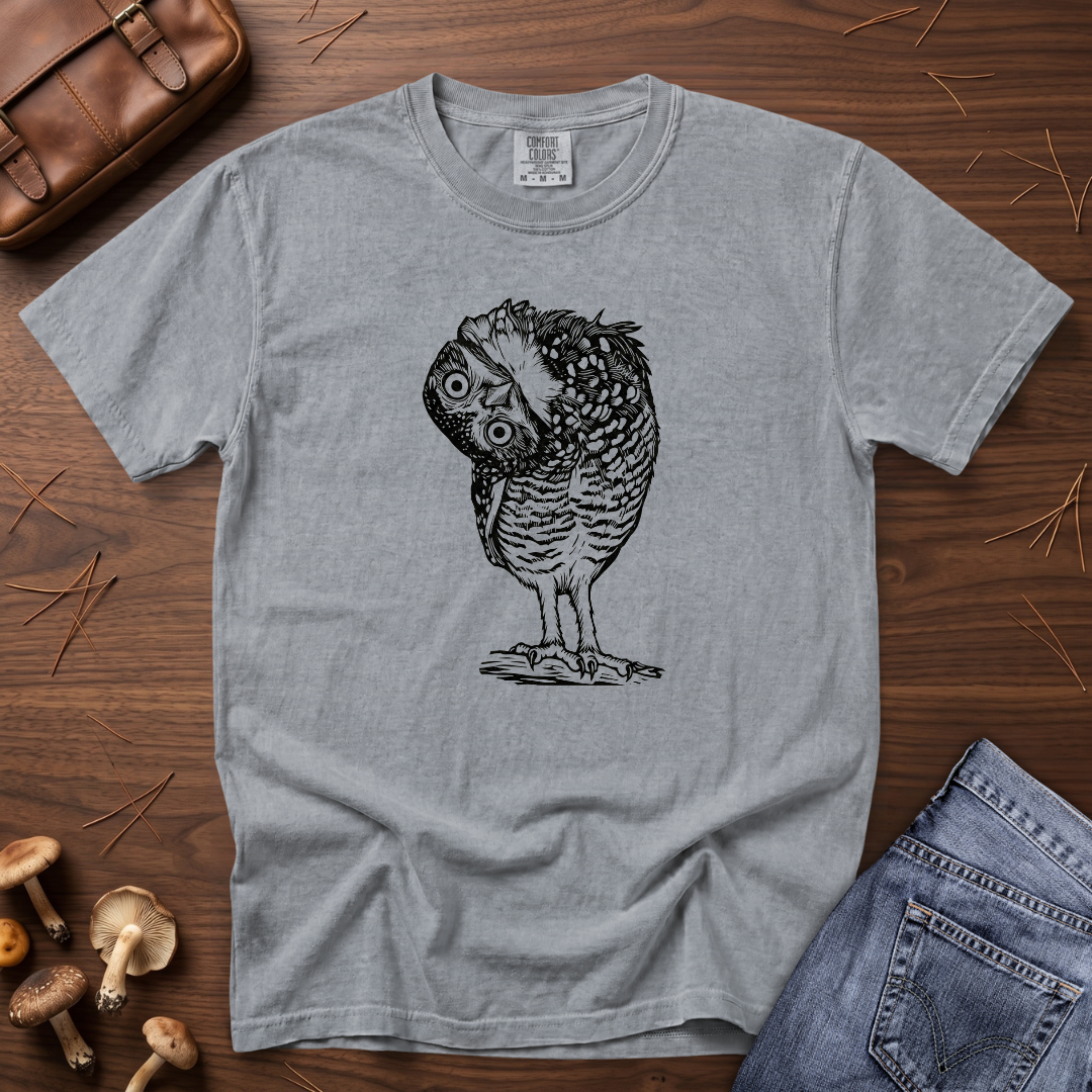 Curious Burrowing Owl T-Shirt