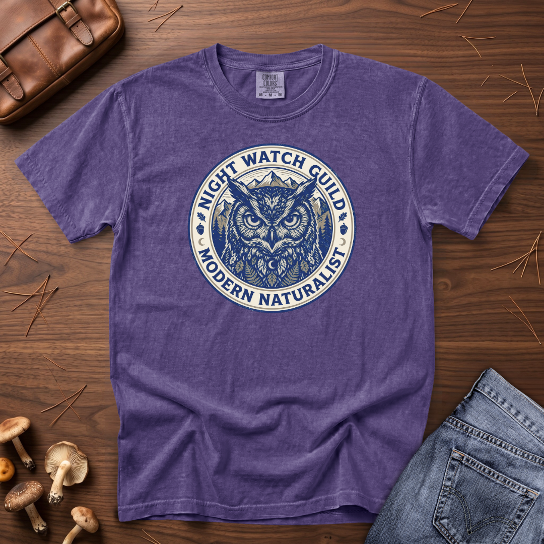 Night Watch Guild Owl Badge T-Shirt