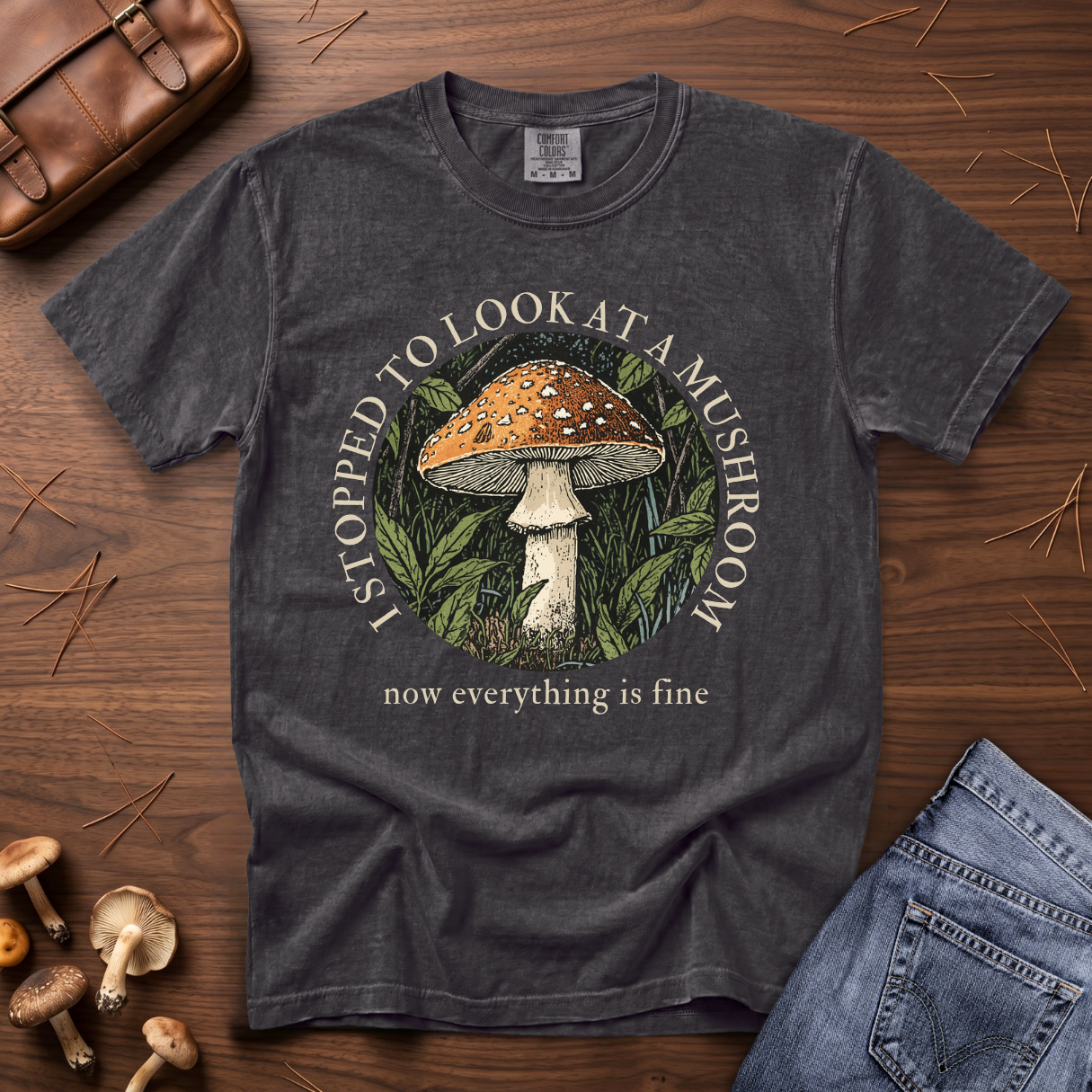 Stopped to Look at a Mushroom