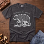 Topographic Bear Study T-Shirt