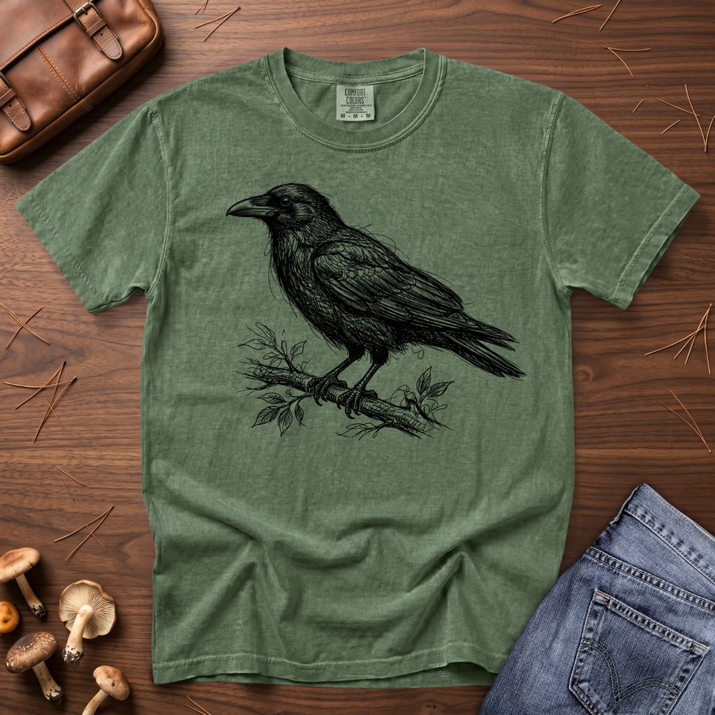 Crow Sketch I T-Shirt