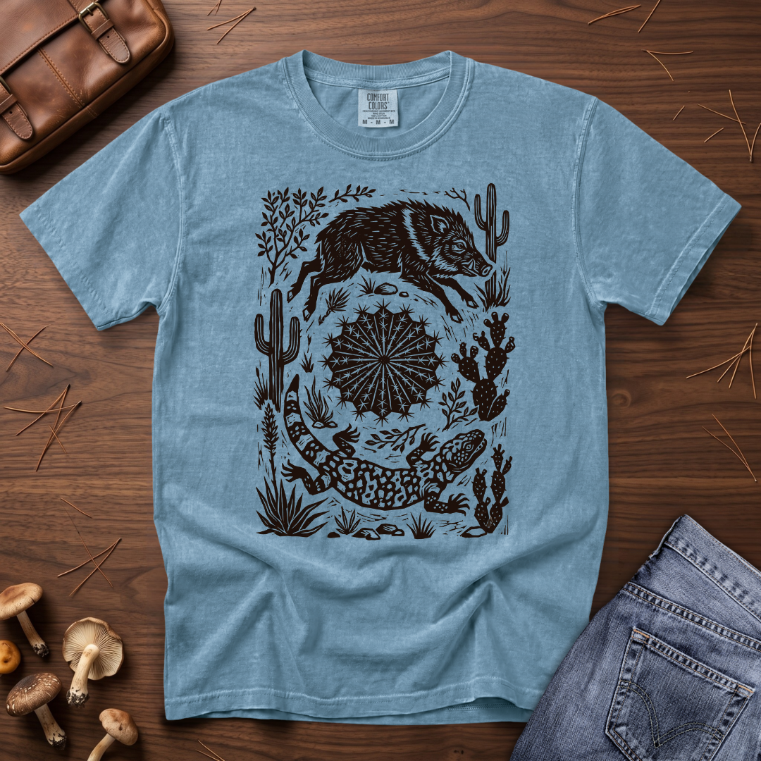Javelina and Gila Monster T-Shirt