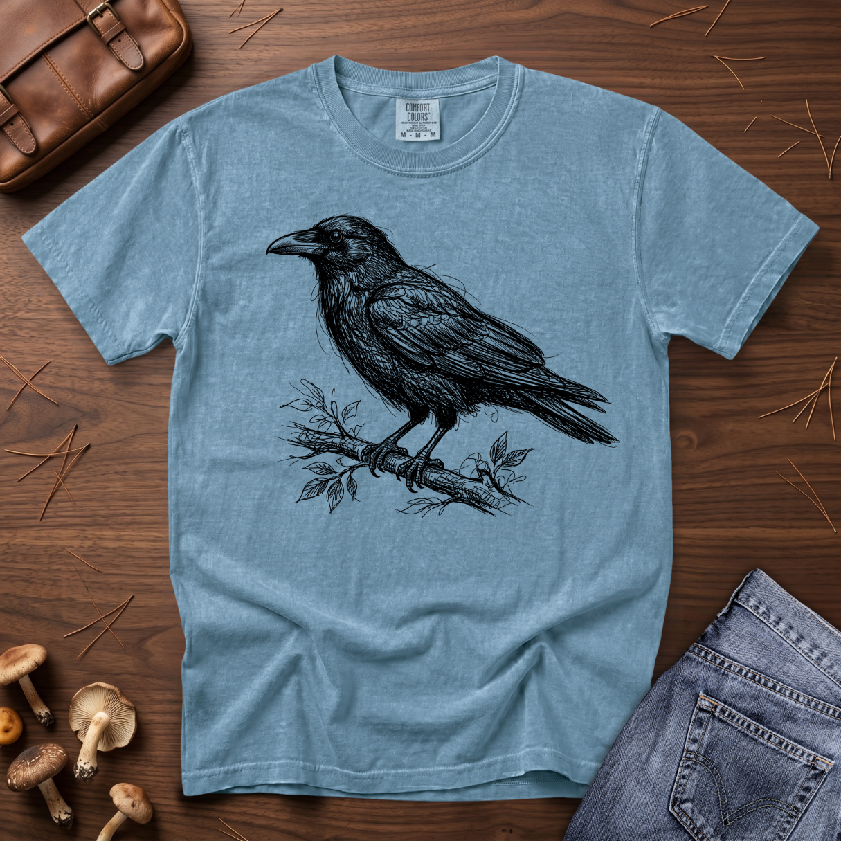 Crow Sketch I T-Shirt