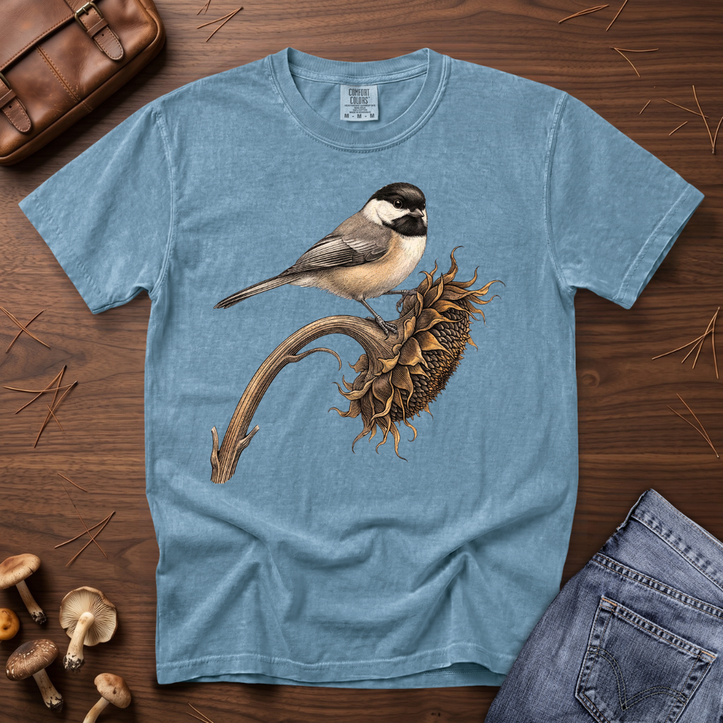 Chickadee Sunflower T-Shirt