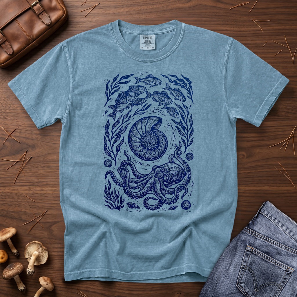 Fish and Octopus Sea T-Shirt