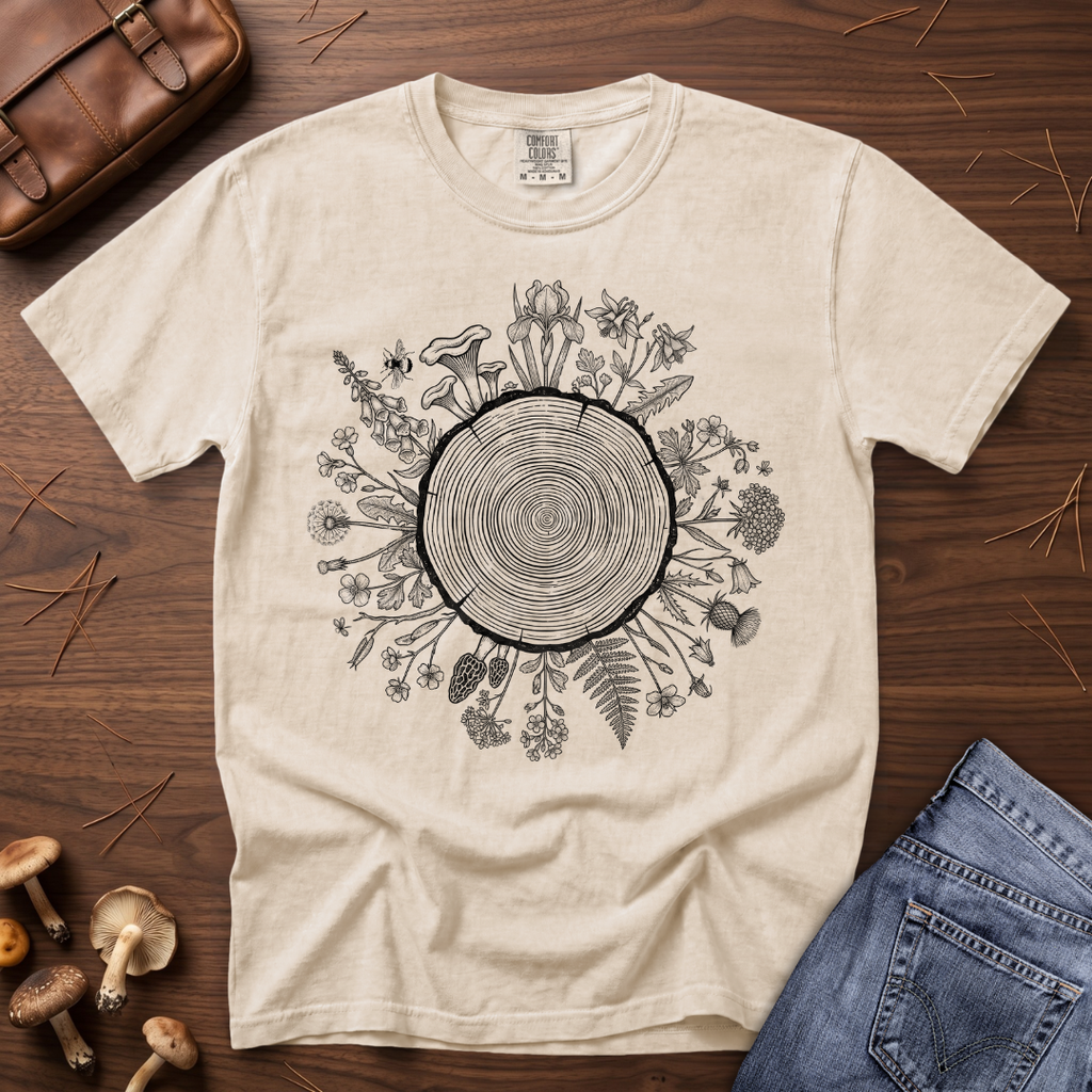 Wildflower Tree Ring T-Shirt