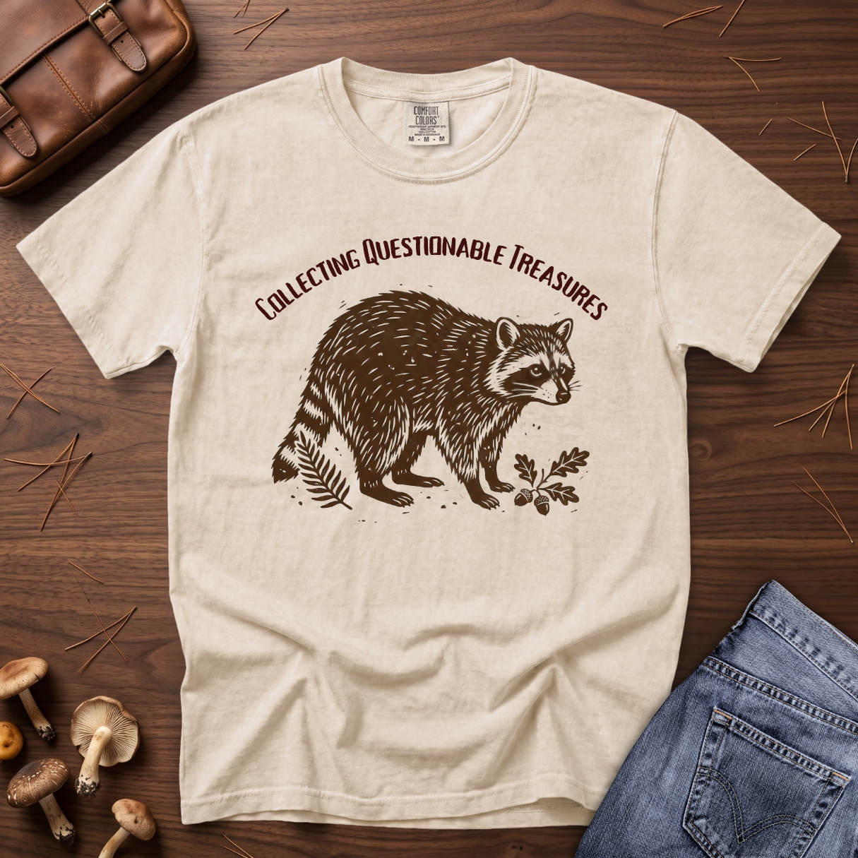 Collecting Questionable Treasures Raccoon T-Shirt