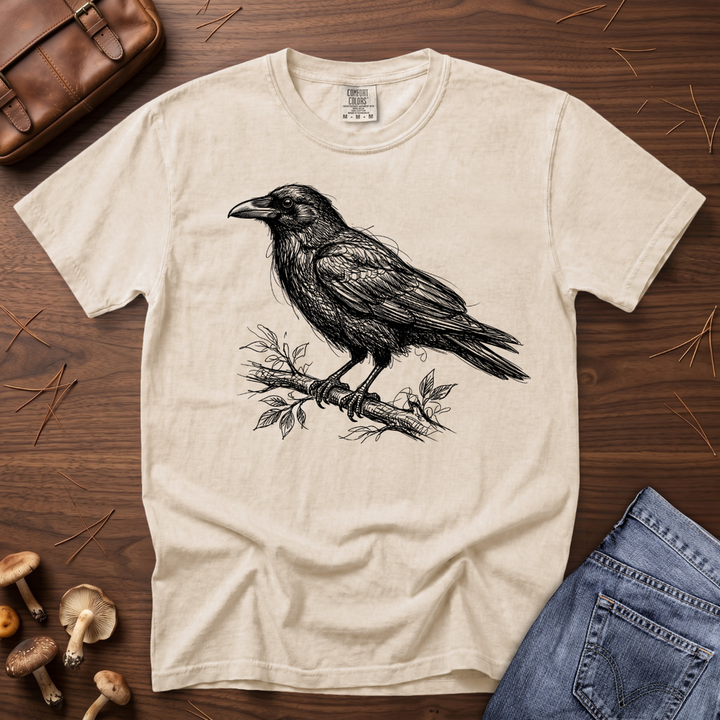 Crow Sketch I T-Shirt