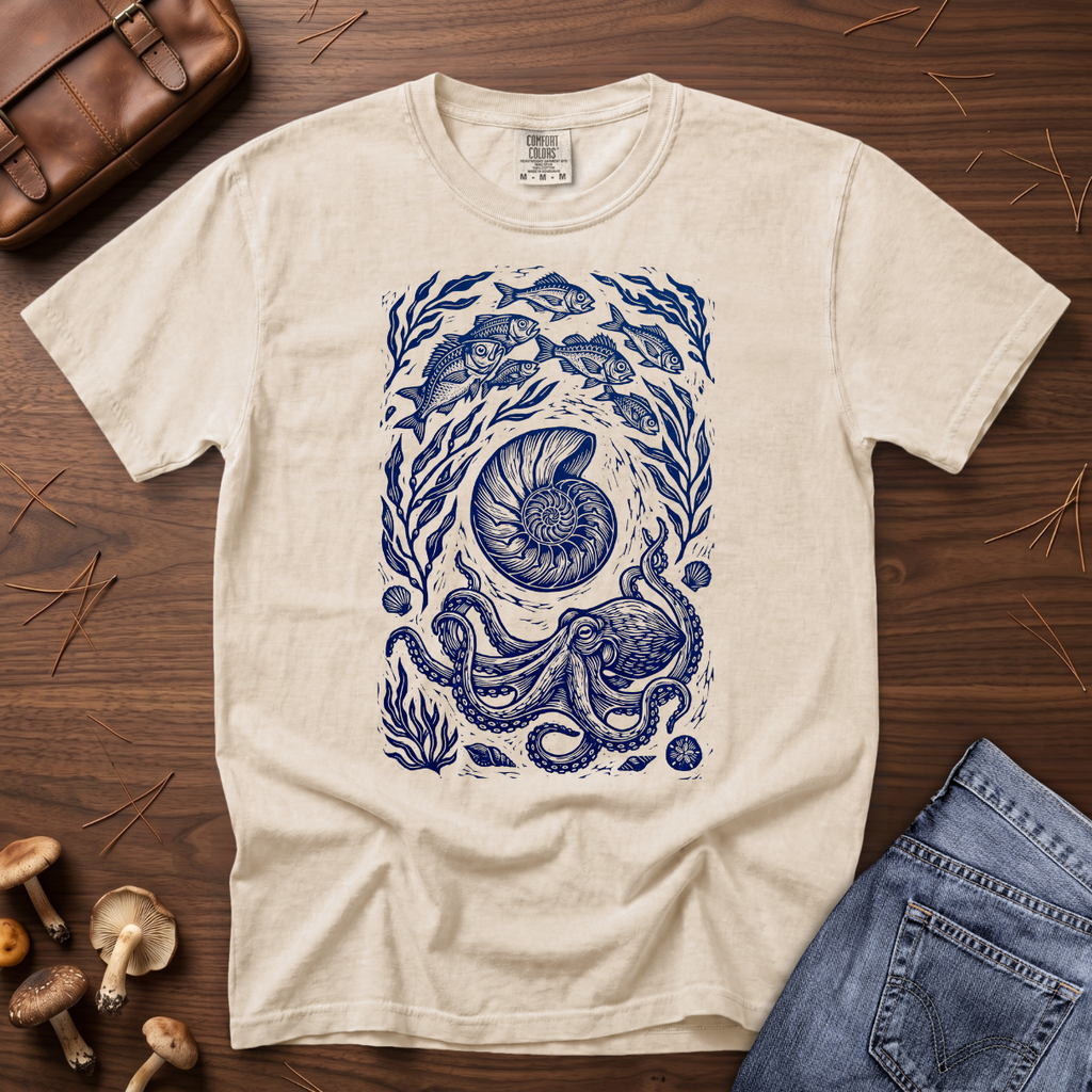Fish and Octopus Sea T-Shirt