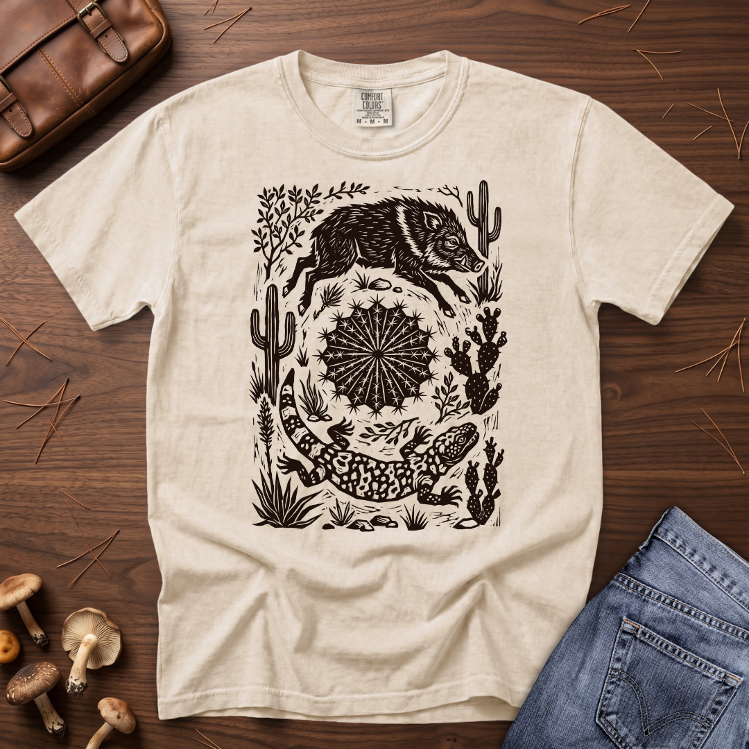 Javelina and Gila Monster T-Shirt